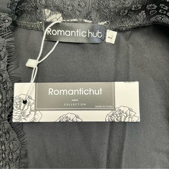 NWT Romantichut Sleeveless Detailed Trim Tunic Blouse Size Large - Picture 5 of 7
